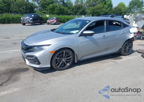 2020 Honda Civic Sport из США, поврежденный, VIN SHHFK7H49LU215871